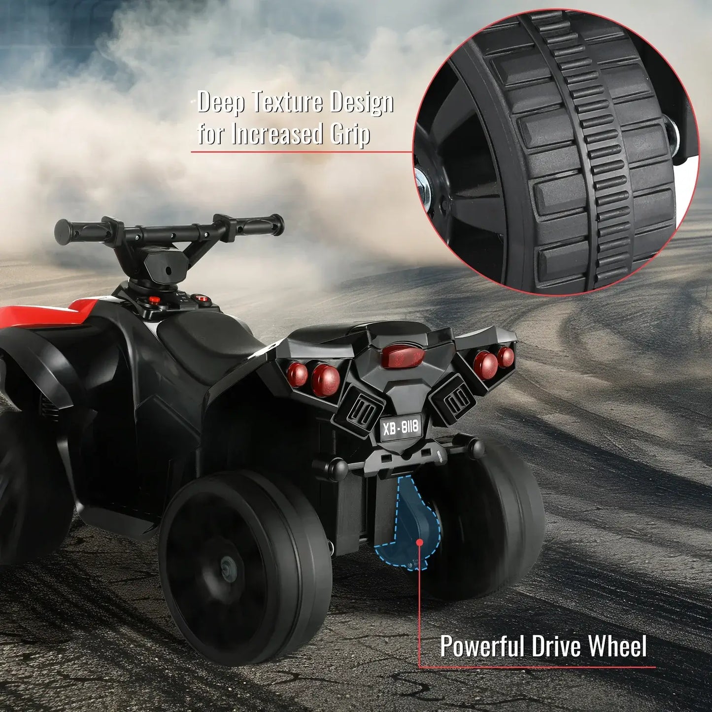 Kids Electric Car, 6V Toddler ATV Ride-On Toy Sportsman Specialty Products