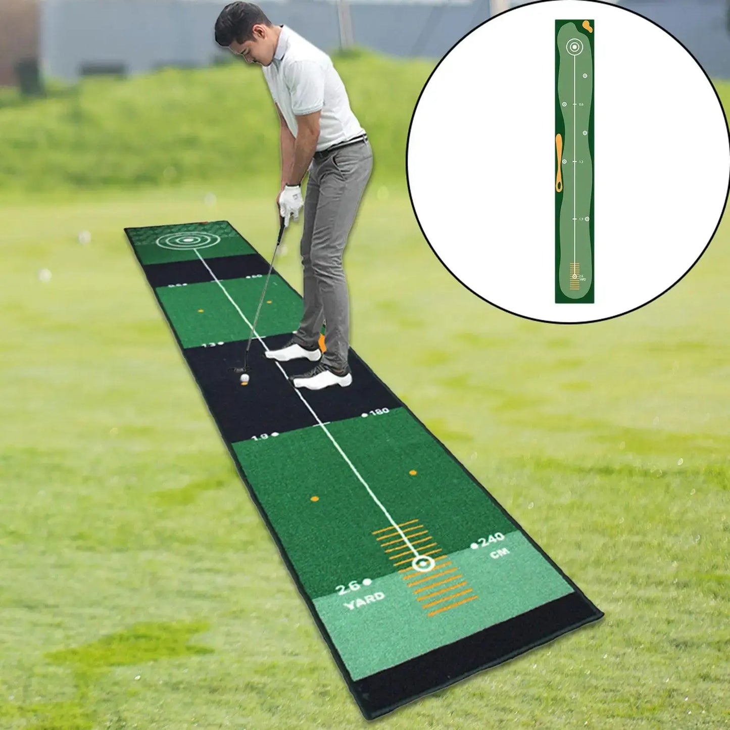 Golf Putting Mat Gift for Golfer Golfing Accessory Sportsman Specialty Products