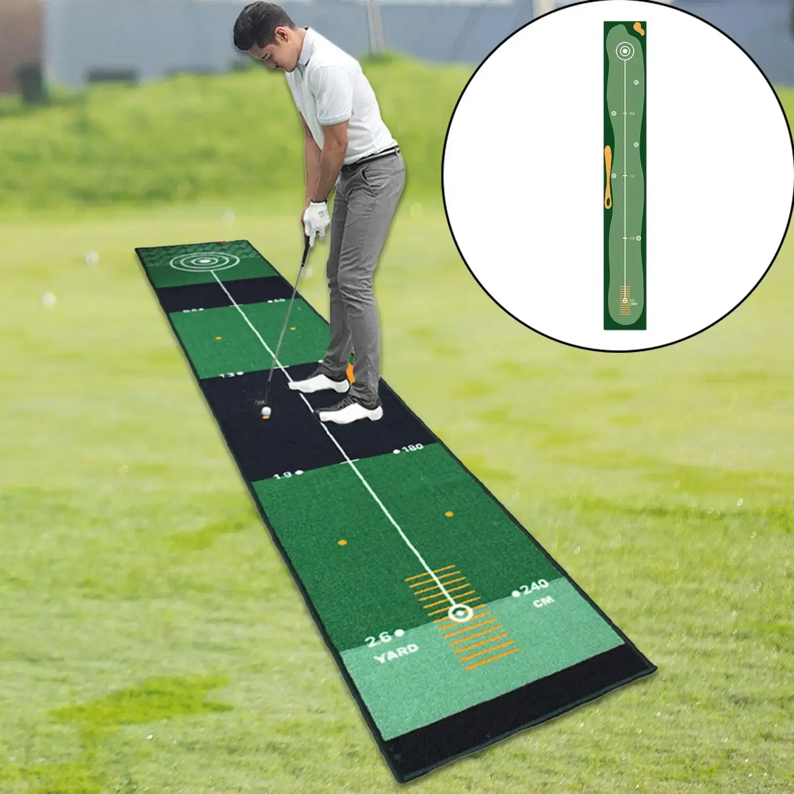 Golf Putting Mat Gift for Golfer Golfing Accessory Sportsman Specialty Products