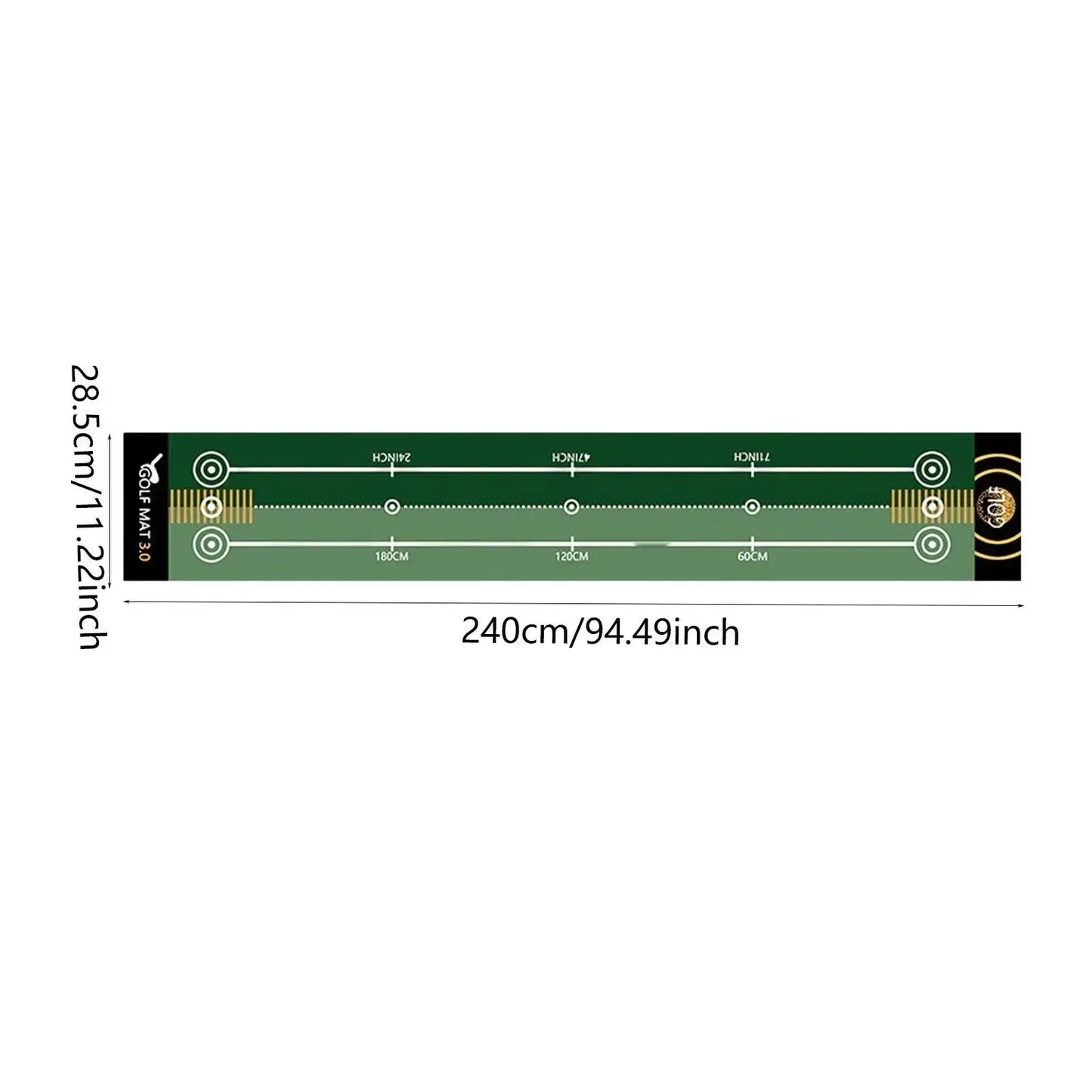 Golf Putting Mat Gift for Golfer Golfing Accessory Sportsman Specialty Products