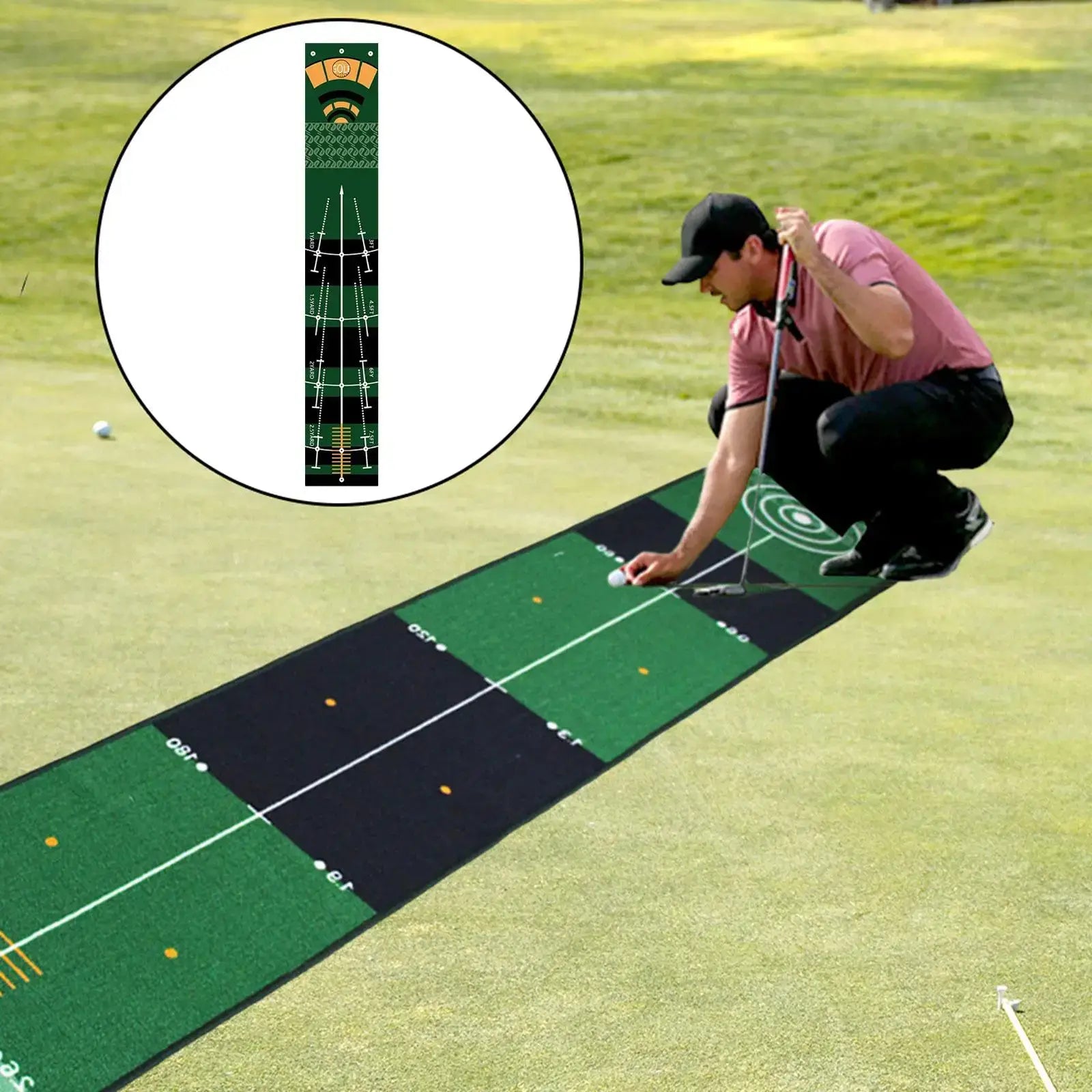 Golf Putting Mat Gift for Golfer Golfing Accessory Sportsman Specialty Products