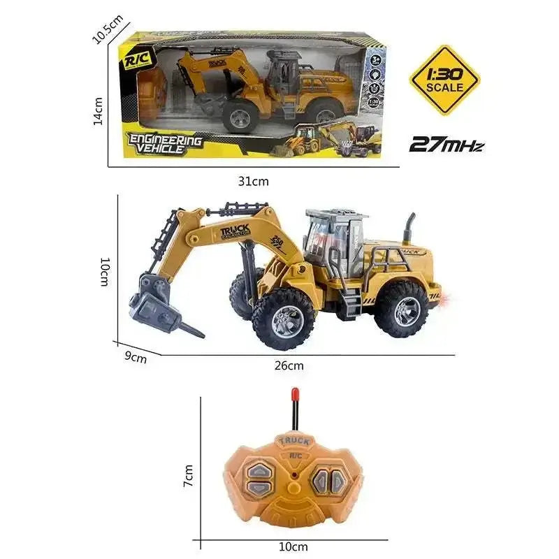 Excavator Bulldozer Roller Radio Control Engineering Vehicle Sportsman Specialty Products Construction
