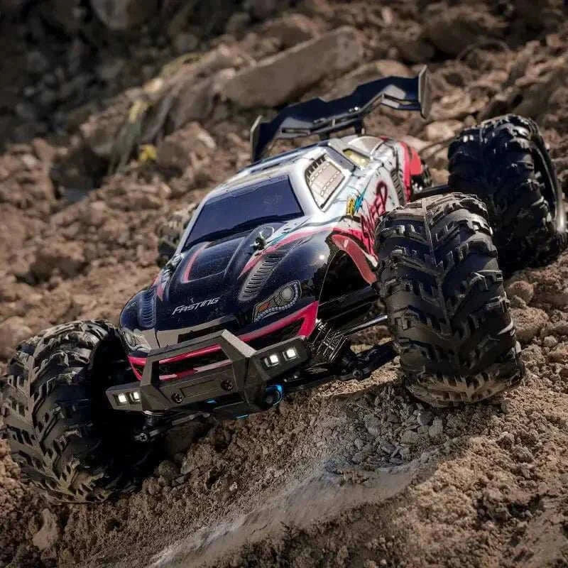 1:16 75KM/H or 50KM/H 4WD RC Car with LED Remote Control RC Cars - Sportsman Specialty Products