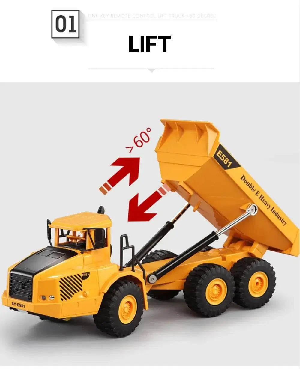 RC Dumper Caterpillar Tractor 2.4G Remote Control Sportsman Specialty Products