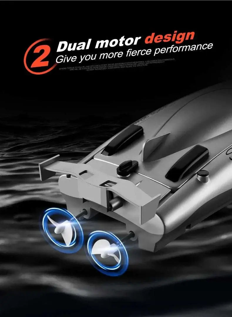 2.4G Radio Rc Boat 30Km/h Racing Boat High Speed Speedboat Sportsman Specialty Products