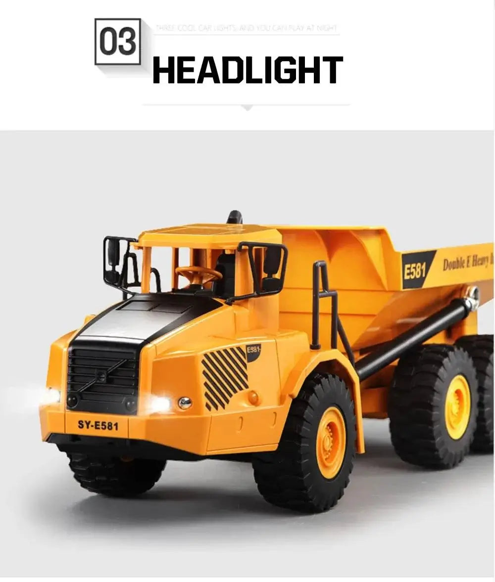 RC Dumper Caterpillar Tractor 2.4G Remote Control Sportsman Specialty Products