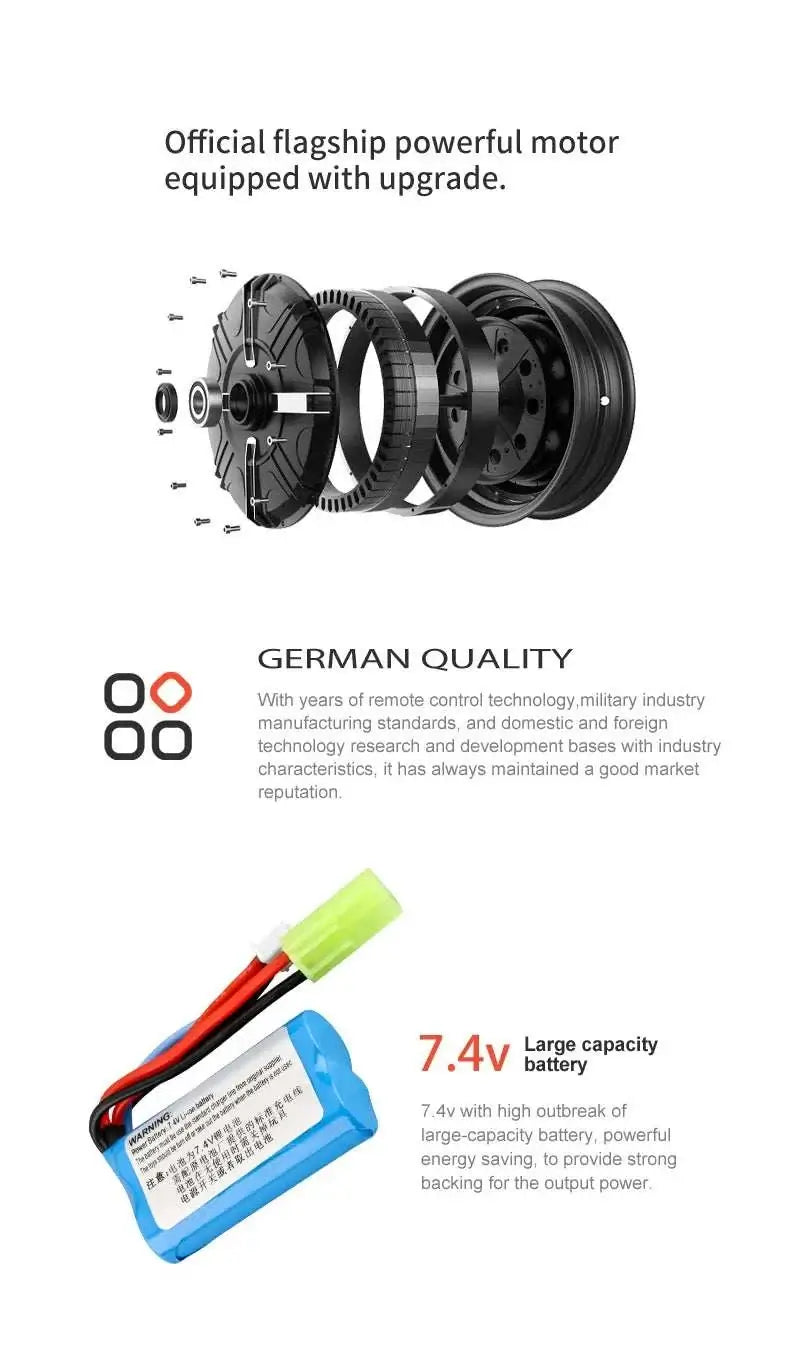 2.4G Radio Rc Boat 30Km/h Racing Boat High Speed Speedboat Sportsman Specialty Products