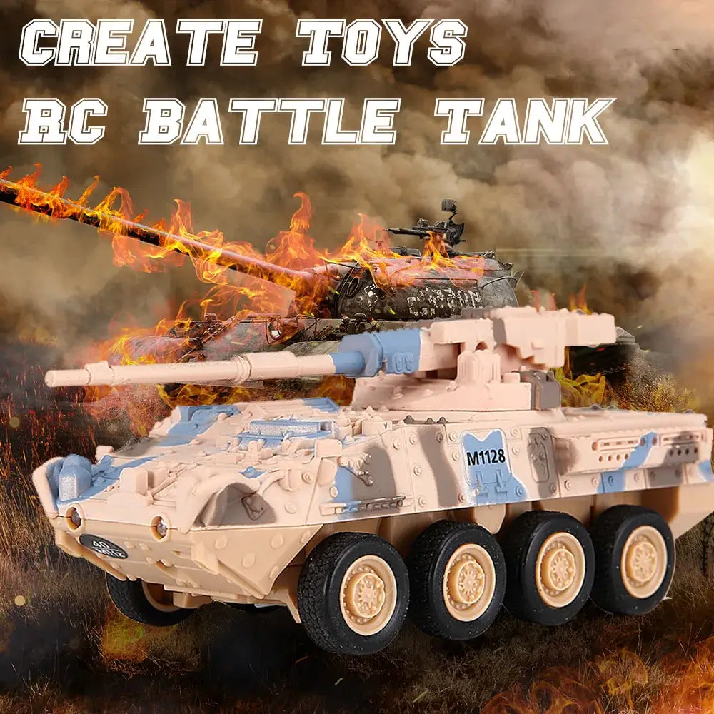 RC Tank 8012 Mini Model 40Mhz Military Toy Vehicle Sportsman Specialty Products