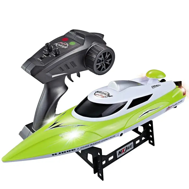 High Speed RC Racing Boat 35kmh 200m Control Distance Sportsman Specialty Products