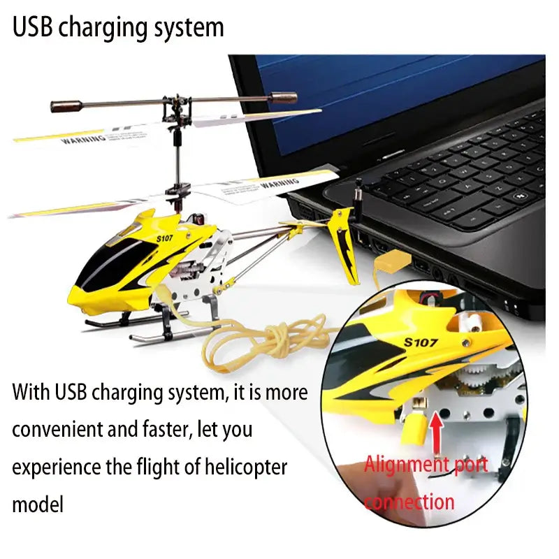 remote control helicopter Syma S107G three-channel Sportsman Specialty Products