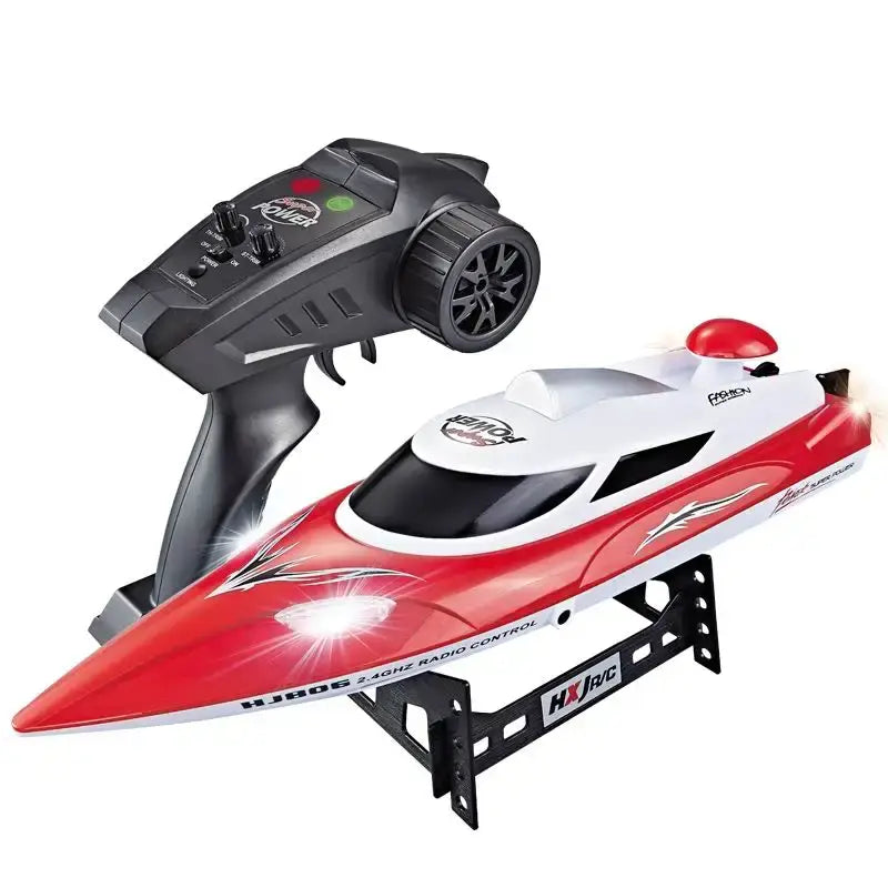 High Speed RC Racing Boat 35kmh 200m Control Distance Sportsman Specialty Products