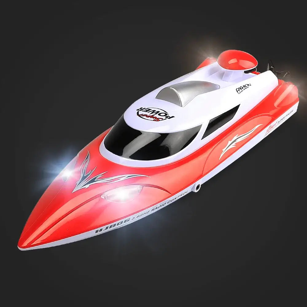 High Speed RC Racing Boat 35kmh 200m Control Distance Sportsman Specialty Products