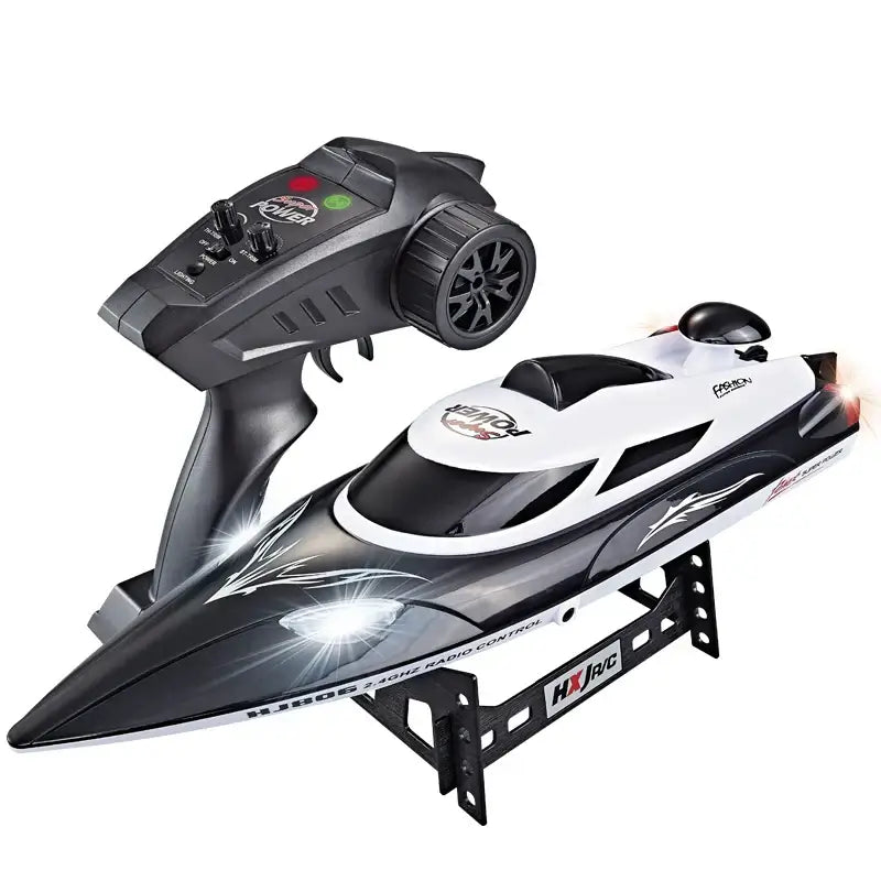 High Speed RC Racing Boat 35kmh 200m Control Distance Sportsman Specialty Products