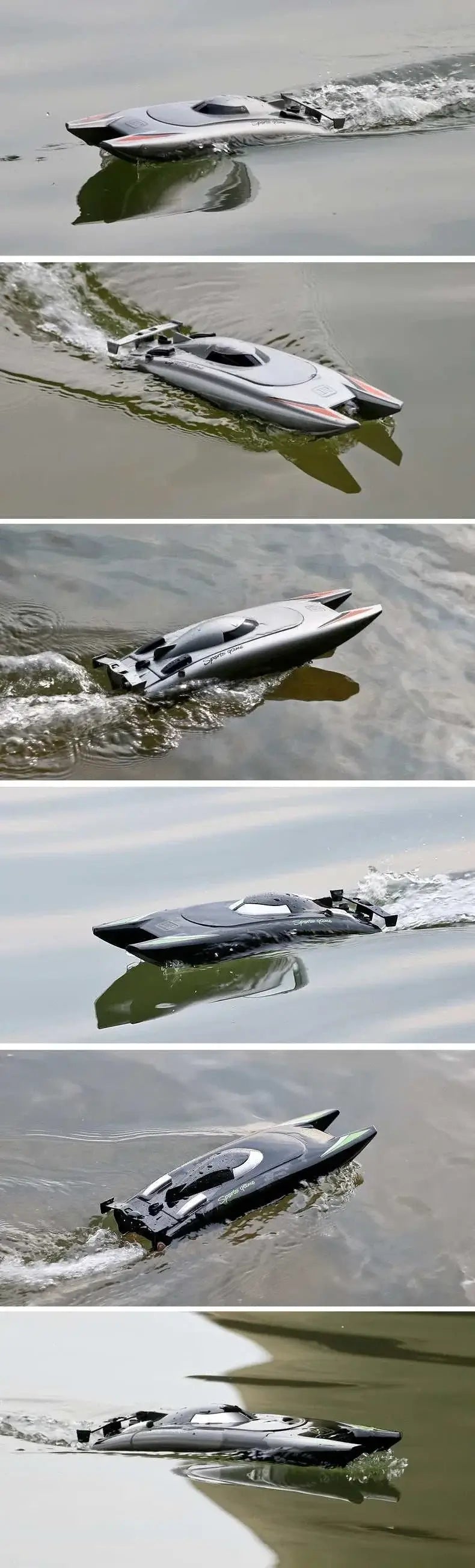 2.4G Radio Rc Boat 30Km/h Racing Boat High Speed Speedboat Sportsman Specialty Products