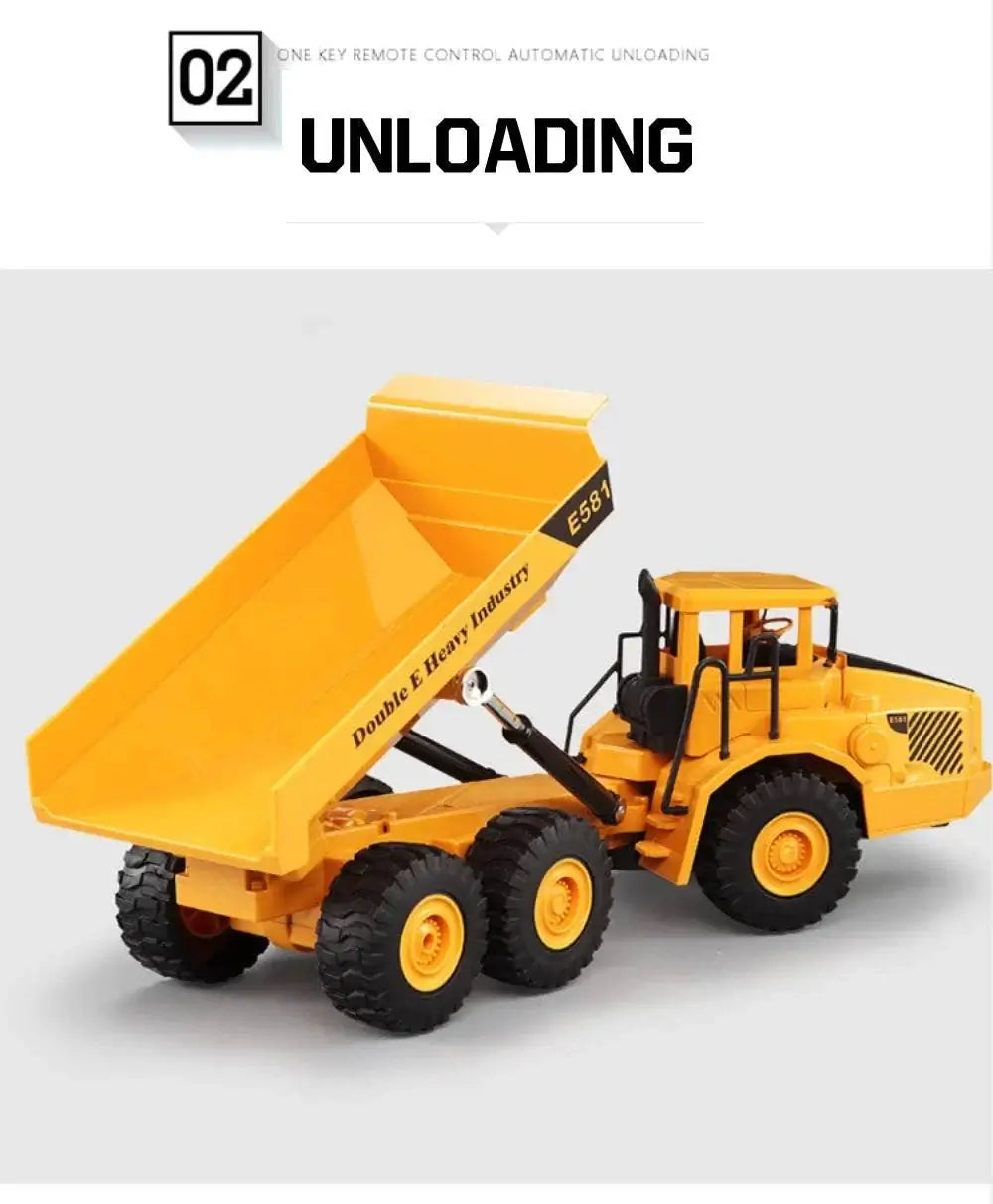 RC Dumper Caterpillar Tractor 2.4G Remote Control Sportsman Specialty Products