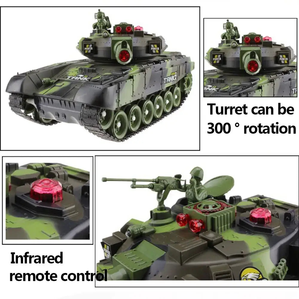 1:12 33CM Super RC Tank Launch Cross-Country Tracked Sportsman Specialty Products