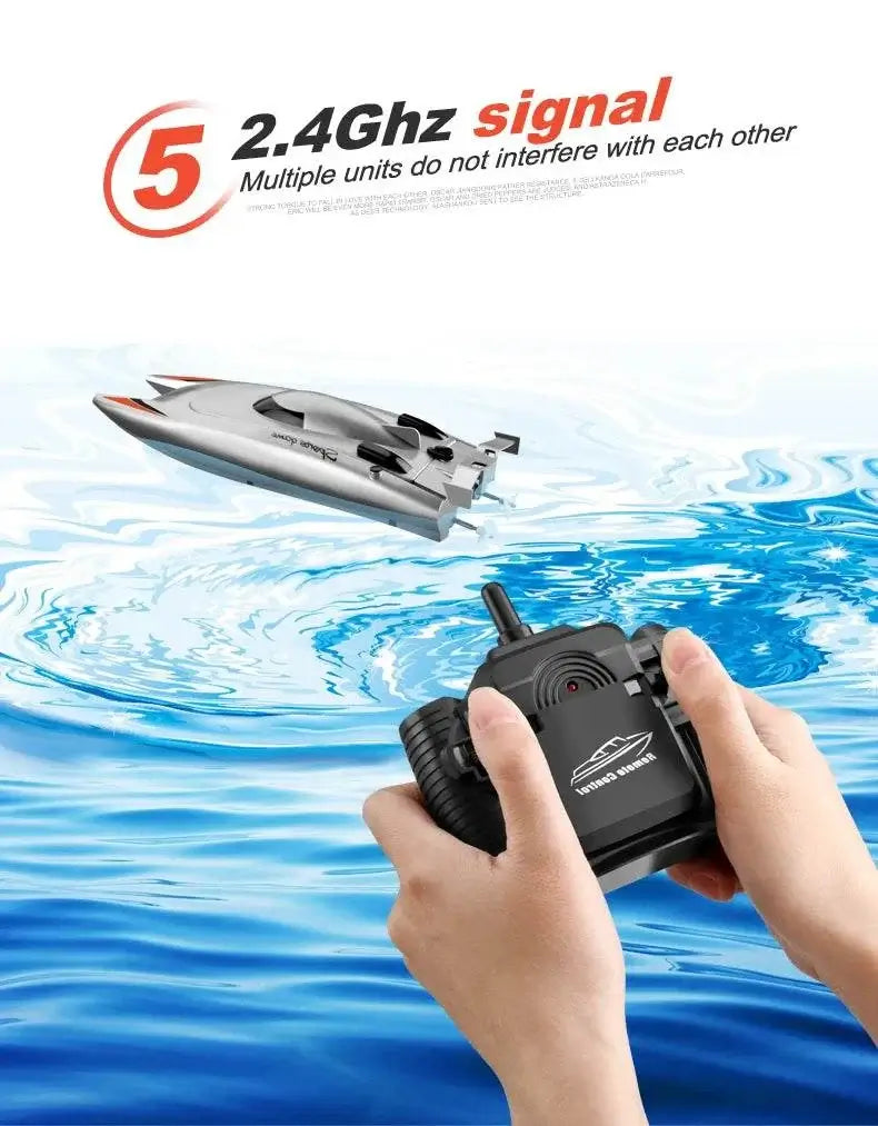 2.4G Radio Rc Boat 30Km/h Racing Boat High Speed Speedboat Sportsman Specialty Products