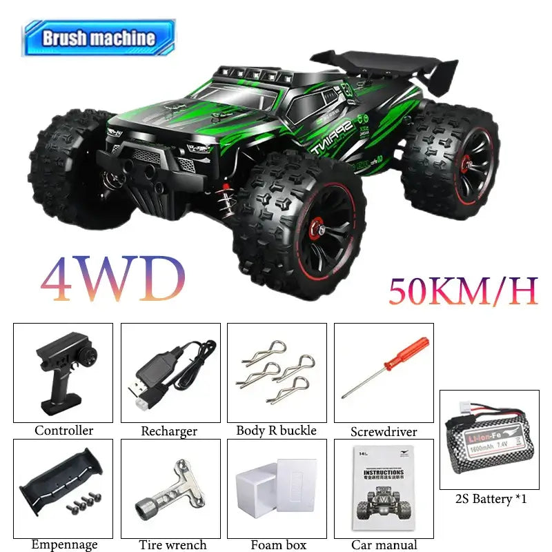 4WD Remote Control 1/14 RC Car 50 or Super Brushless 85KM/H Fast RTR High Speed Sportsman Specialty Products