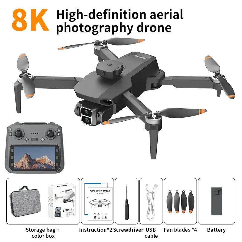 8K ESC Camera Obstacle Avoidance GPS Auto Return Sportsman Specialty Products