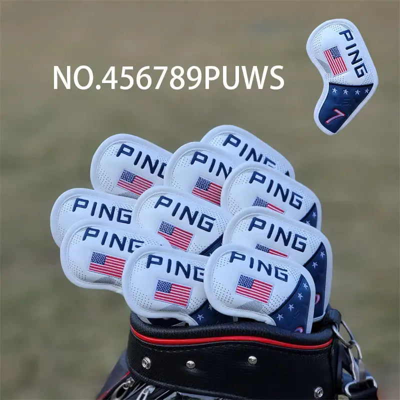 Ping Golf Hybird Driver Headcovers Flag Pattern Set