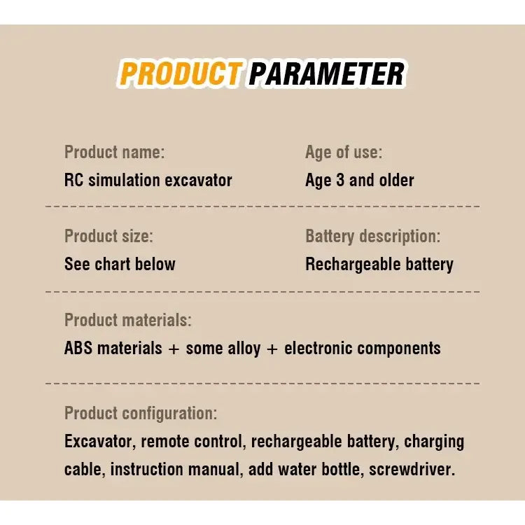 RC Excavator 17CH Remote Control Truck 2.4G RC Crawler Sportsman Specialty Products