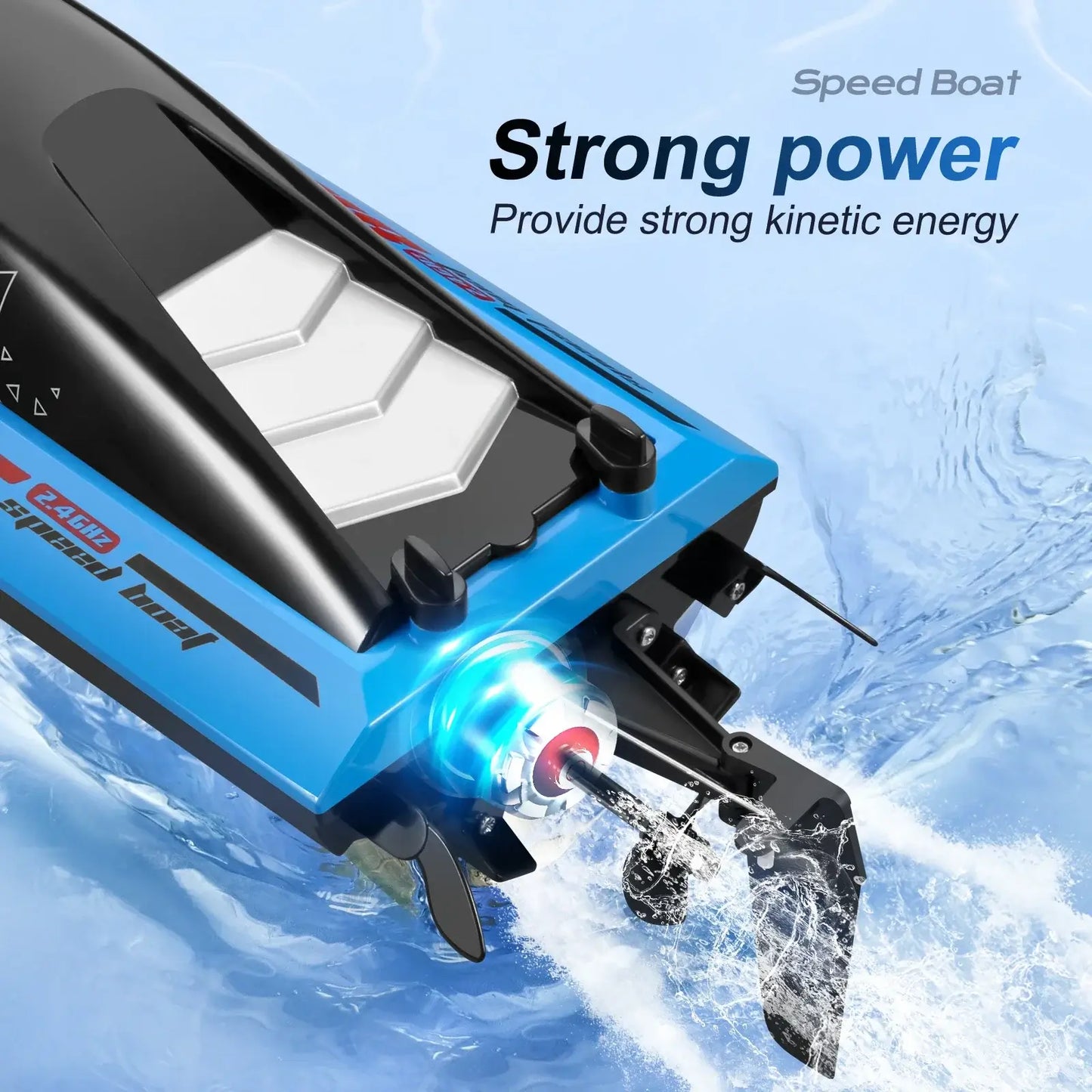 RC High Speed Boat 40Kmh Waterproof Remote Control Boats Sportsman Specialty Products