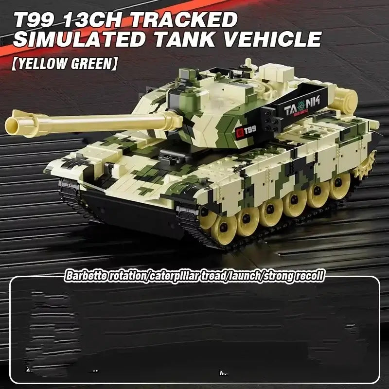 RC Tank 99 T90 Remote Control Tanks 13Ch Shooting Function Sportsman Specialty Products
