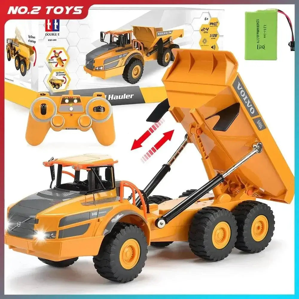 RC Dumper Caterpillar Tractor 2.4G Remote Control Sportsman Specialty Products