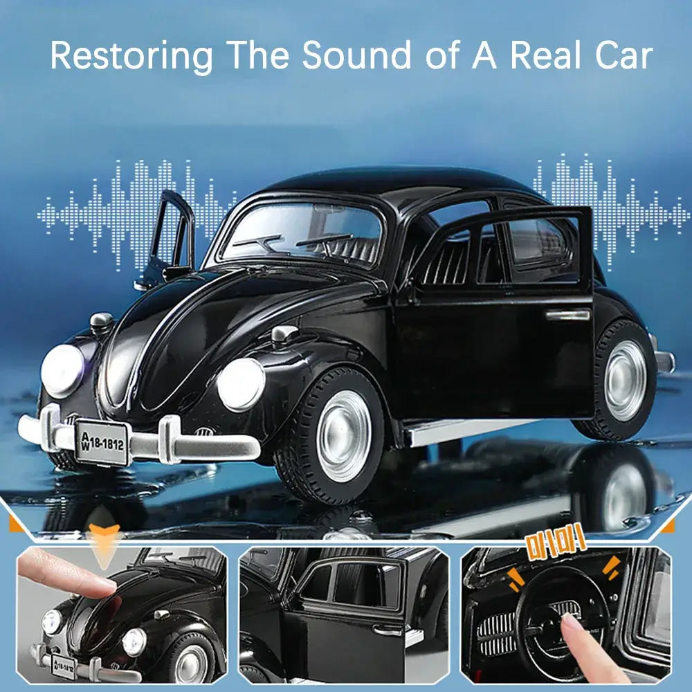 1:18 Scale Beetle 1955 Model Toy Cars Sportsman Specialty Products