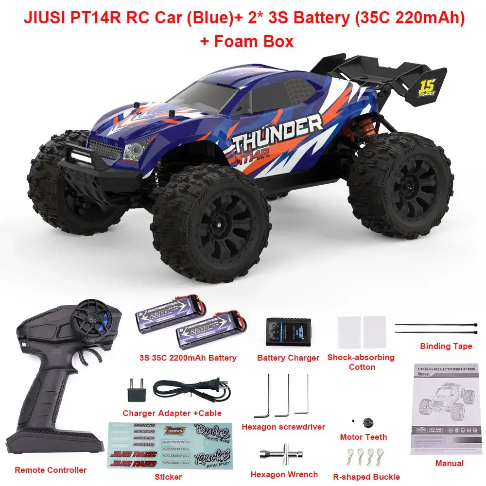 RC Car 4WD 80km/h Brushless 2.4G Remote Control Racing Car Sportsman Specialty Products