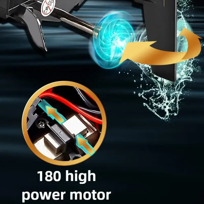Children 2.4GHz RC Speedboat Toys 25km/h Waterproof High Speed Electric Sportsman Specialty Products