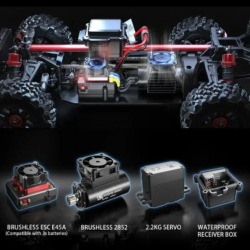 Hyper Go MJX 14209 14210 14301 14302 14303 1/14 4WD RC Car 75KM/H Sportsman Specialty Products