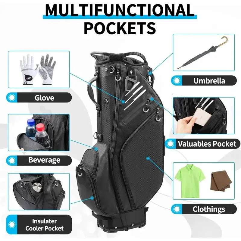 Golf Stand Bag 14 Way Full-Length Dividers with Stand Sportsman Specialty Products