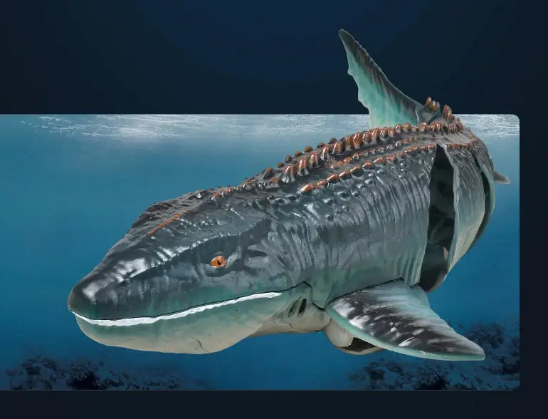 Rc Boat Simulation Mosasaurus remote control Ship Animal Sportsman Specialty Products