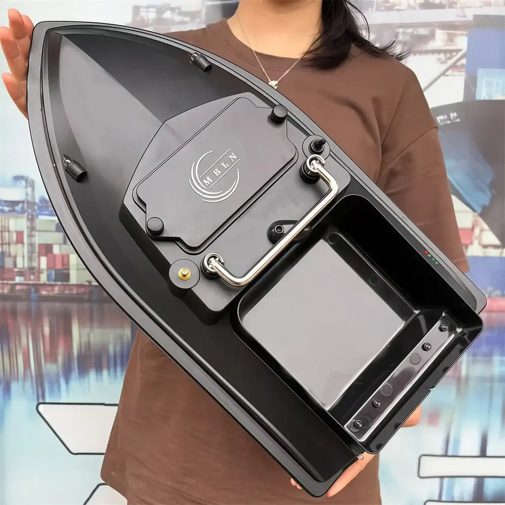 MBLN Bait Boat for Carp Fishing Dual Hoppers,2kg Load,300m Sportsman Specialty Products