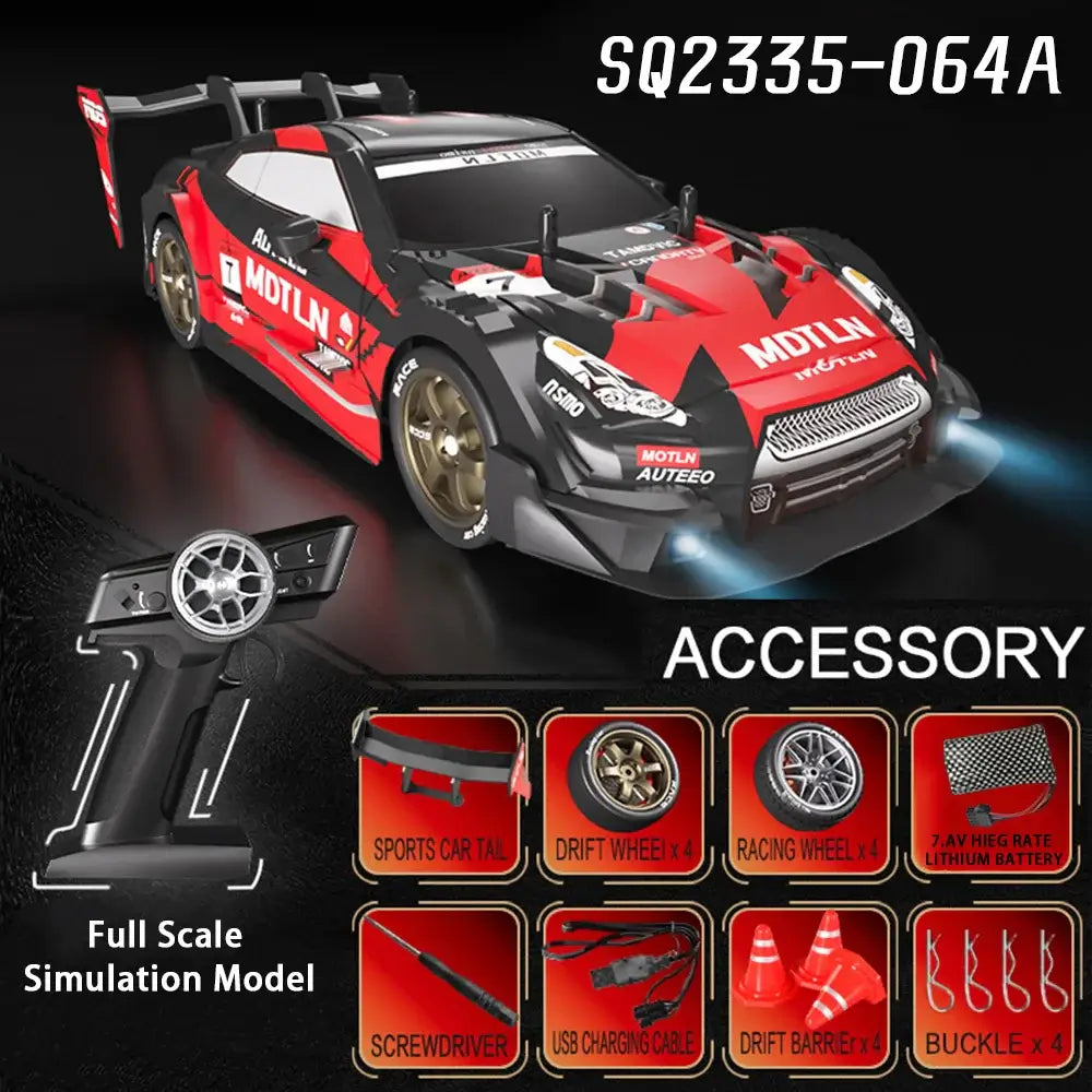 GT RC Cars 036 Drift Racing 1:16 Semi-Scale 4WD High Speed Sportsman Specialty Products