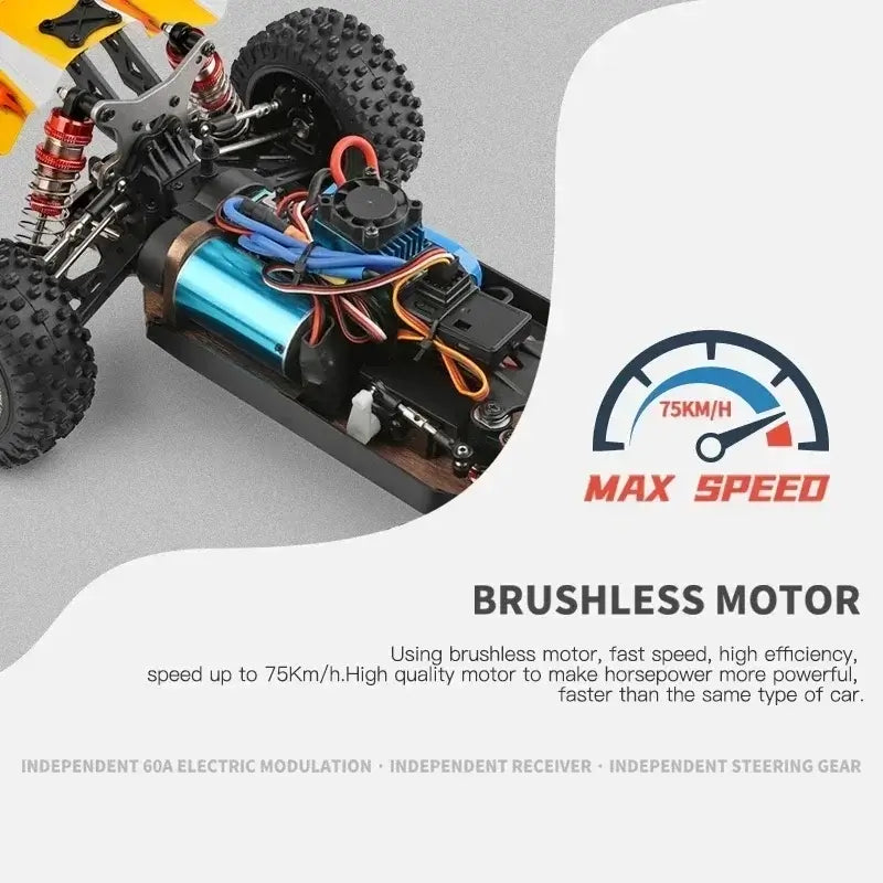 WLtoys 144010 144001 75KMH 2.4G RC Car Sportsman Specialty Products