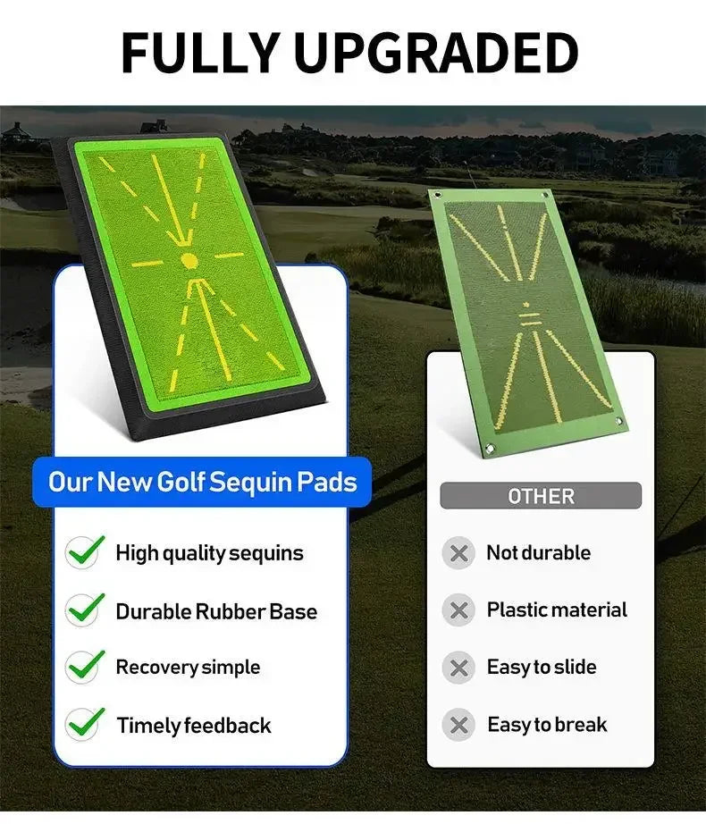 PGM Golf Strike Mat Bead Display Track Beginner Training Trace Detection Pad Sportsman Specialty Products