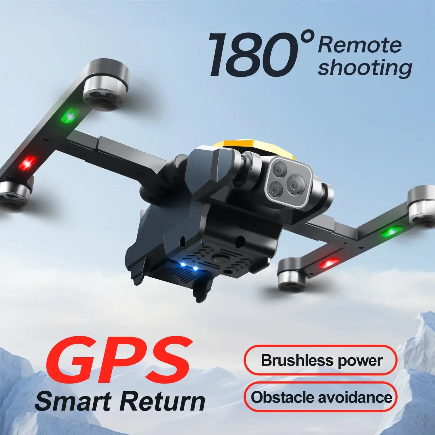 M8 Pro Drone 4k Professional HD 4k Rc Airplane Dual-Camera Sportsman Specialty Products