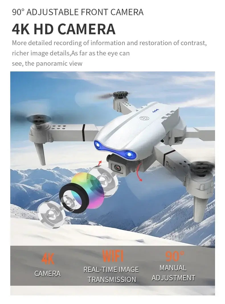 New E99Pro RC Drone 4K Professinal With 1080P Wide Angle HD Camera Sportsman Specialty Products