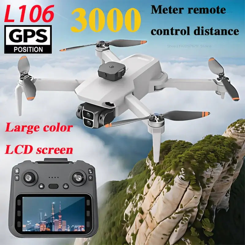 New L106 RC Drone 8K Professional HD Camera Airplane Sportsman Specialty Products