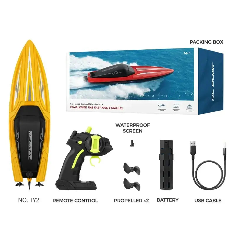 Rc Boat High-Speed 4Ch Dual Motor Outdoor Waterproof Sportsman Specialty Products