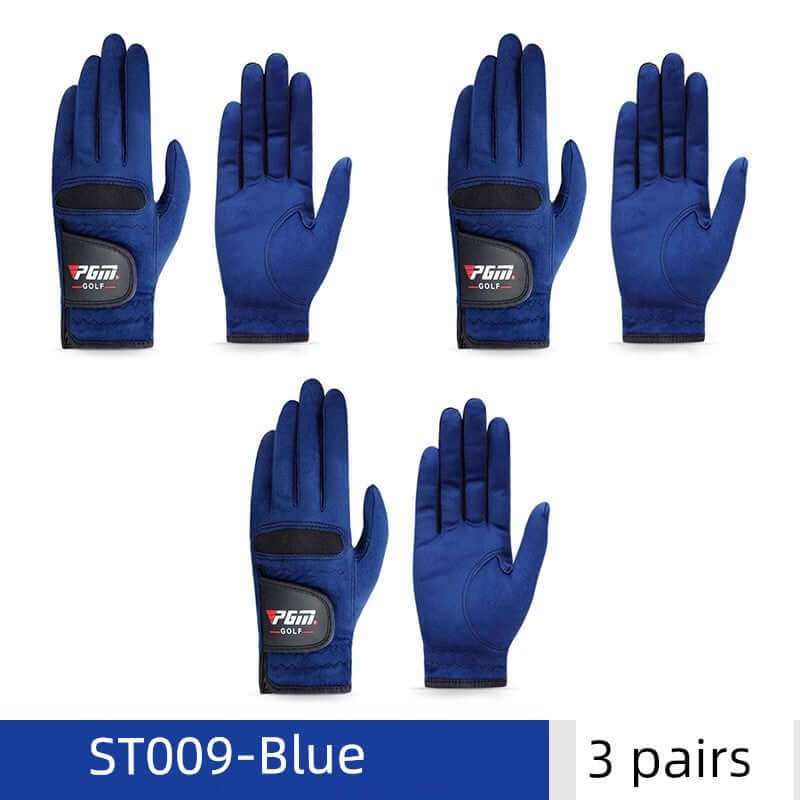PGM Microfiber Cloth Non Slip Breathable Golf Gloves Sportsman Specialty Products