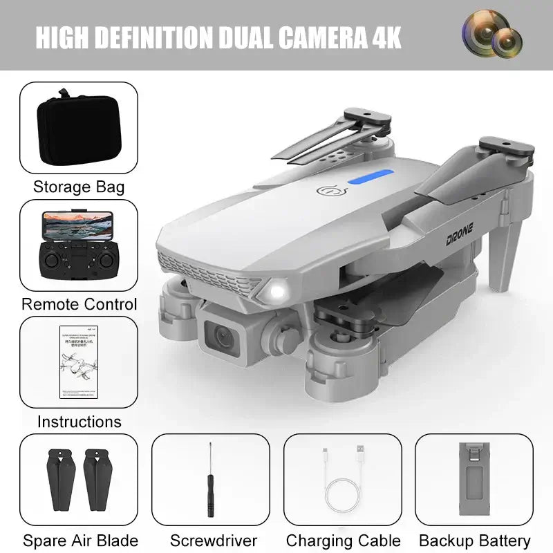 K10 Max/E88 Drone 4K Optical Flow Positioning High-Definition Sportsman Specialty Products