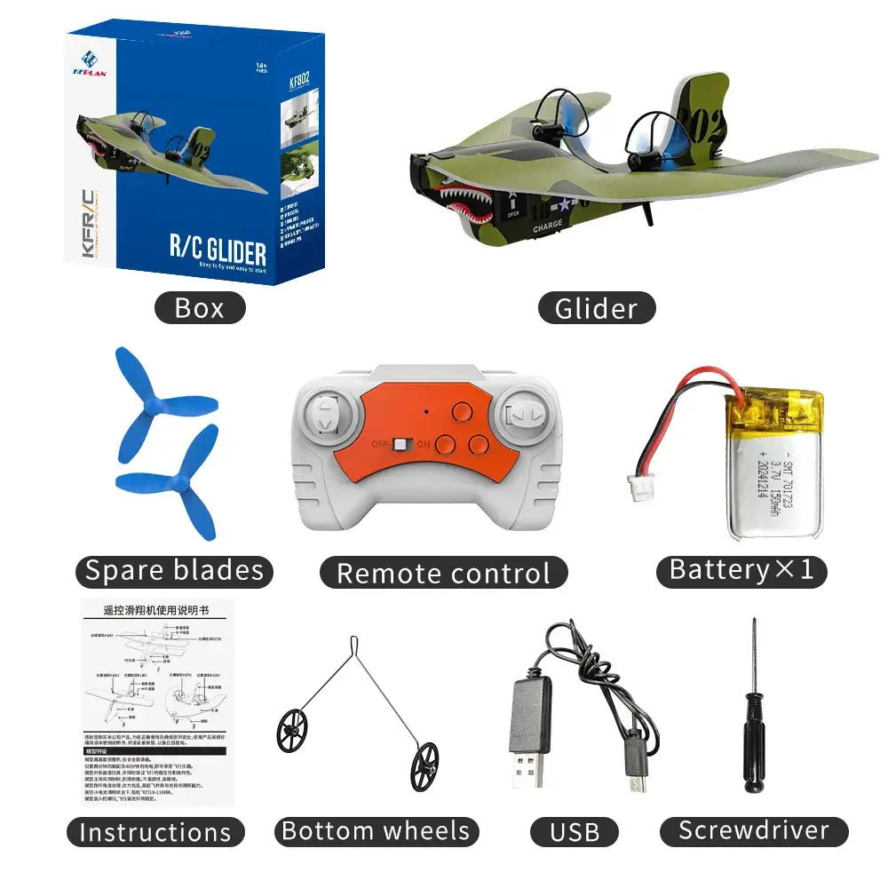 RC Plane 2.4G Remote Control Airplane Sportsman Specialty Products