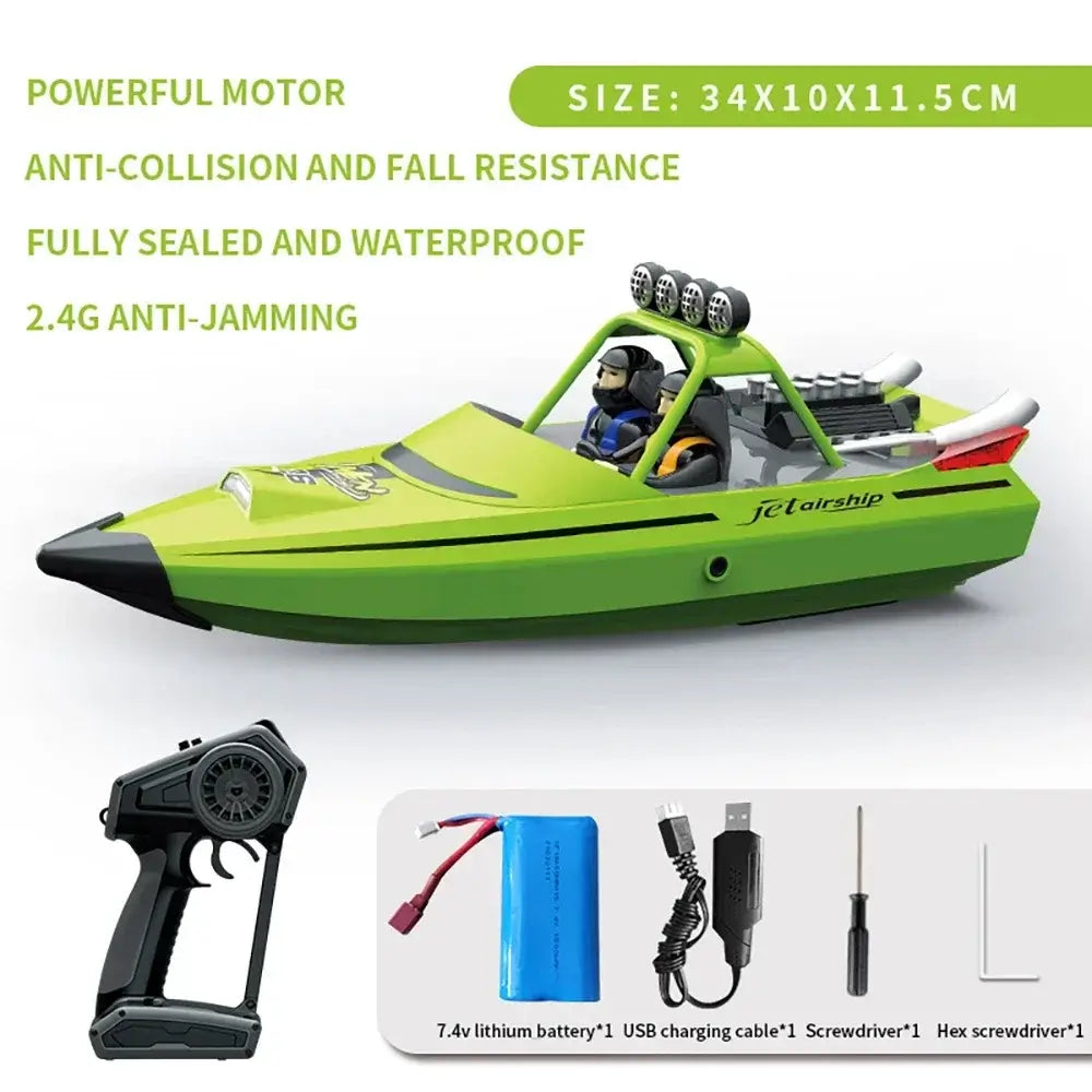 TY725 RC Boat TURBOJET PUMP High-Speed Remote Control Jet Boat Sportsman Specialty Products