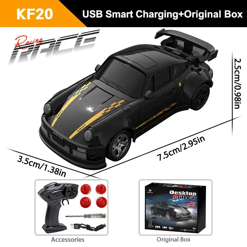 1/64 2.4G High speed Drift Rc Car 4WD Remote Control Sportsman Specialty Products