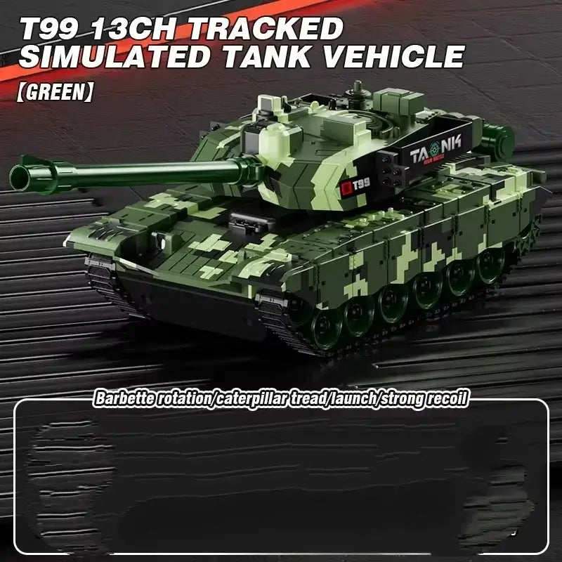 RC Tank 99 T90 Remote Control Tanks 13Ch Shooting Function Sportsman Specialty Products