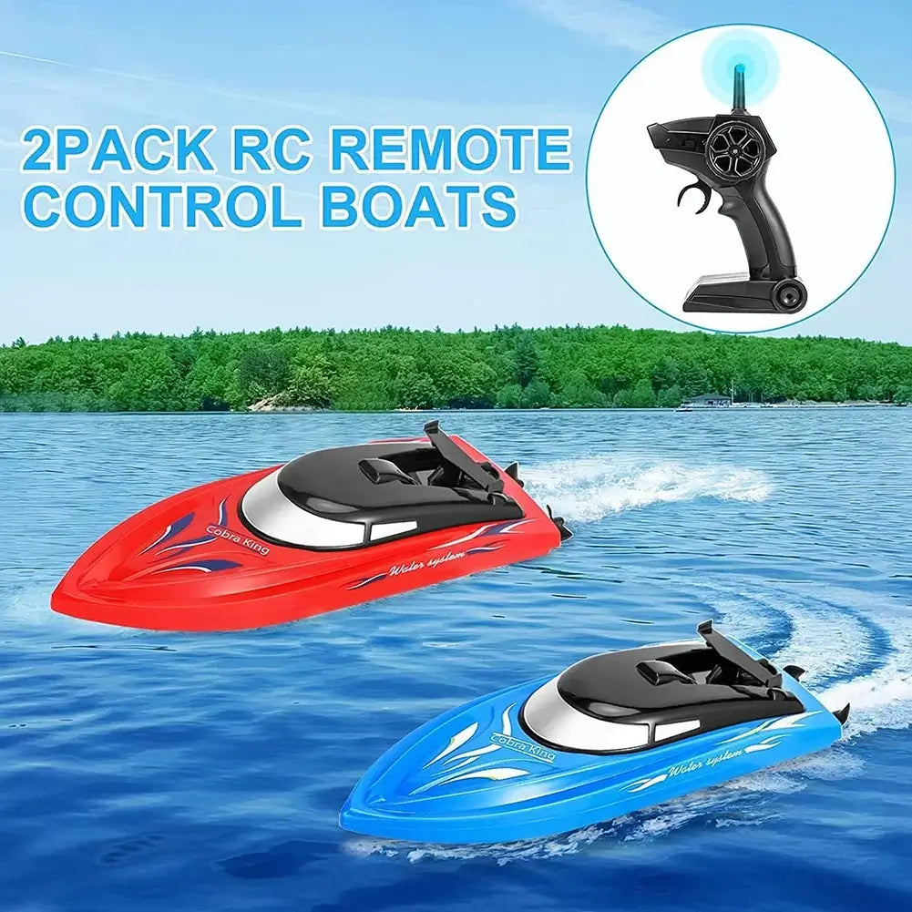2Pack RH701 RC Battery Boat 2.4Ghz 25km/h High-Speed Sportsman Specialty Products