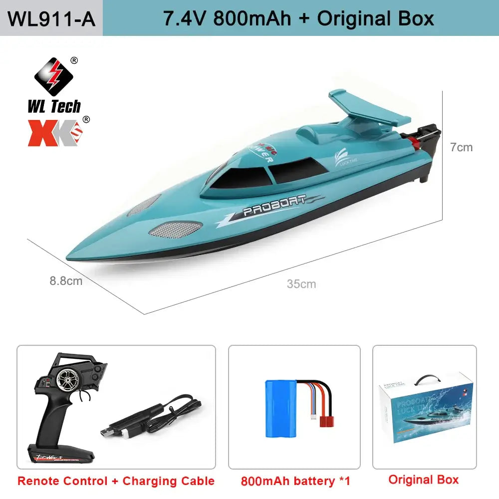 WLtoys WL916 WL912-A RC Boat 2.4Ghz 55KM/H 35KM/H High Speed Sportsman Specialty Products